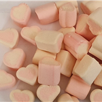 MARSHMALLOWS PINK & WHITE HEART SHAPES