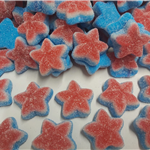 STAR SHAPES (SUGARED) CHERRY FLAVOUR
