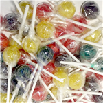 assorted fruit flavours lollies
