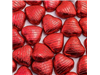 red paper chocolate hearts