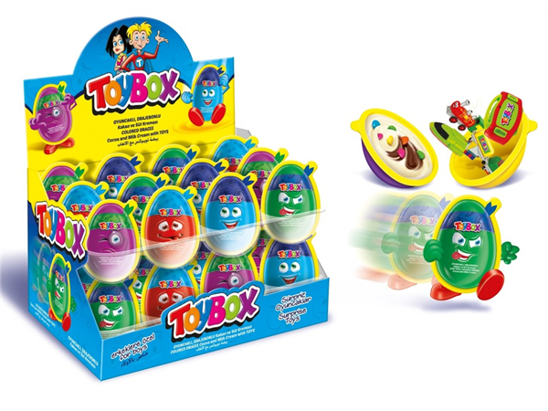 24 x boys toybox eggs