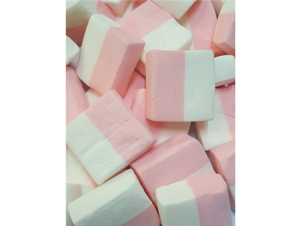 big square shape pink & white