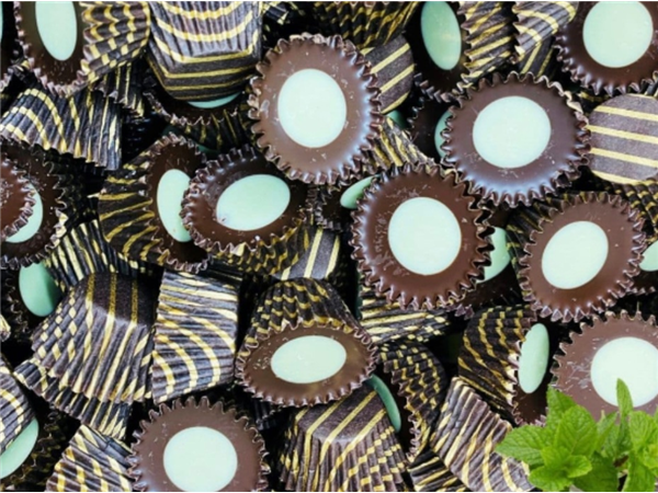chocolate mint icy cups