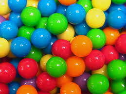 assorted fruit bubblegum balls