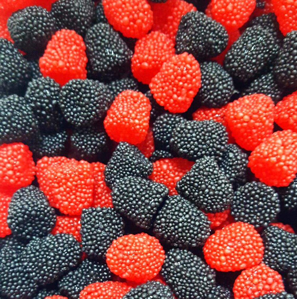 jelly blackberry & raspberries